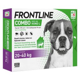2x6 Pipetten x 2,68ml Frontline Combo Spot-On Hond L 20-40kg