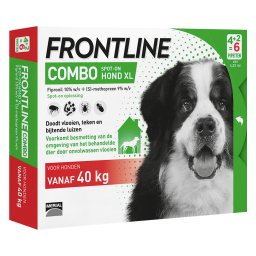 6 Stuks à 4,02ml XL Frontline Combo Spot-On voor Honden >40kg