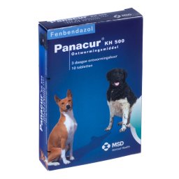 10 Tabletten Panacur KH500 Hond/Kat