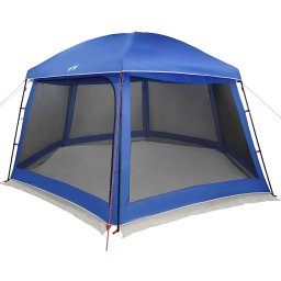vidaXL Zwembadtent afneembare buitentent gaaswanden azuurblauw