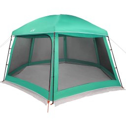 vidaXL Zwembadtent uitneembare buiten- gaaswanden 512x458 cm zeegroen
