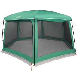 vidaXL Zwembadtent uitneembare buiten- gaaswanden 670x590 cm zeegroen