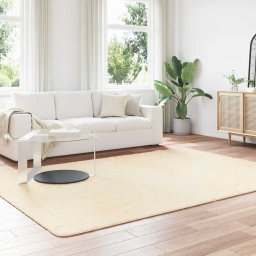 vidaXL Hoogpolig vloerkleed NAVARRA 200x290 cm polyester crèmekleurig