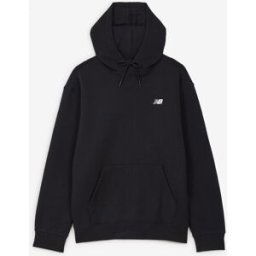 New Balance Hoodie Small Logo Zwart Heren l