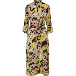 PIECES - Maat L - PCBARRY APRIL 3/4 MIDI DRESS BC Dames Jurk
