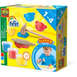 SES My First - Klei Met Tools 3x90gr