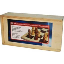 Schaakstukken Hout - Koningshoogte 77 mm