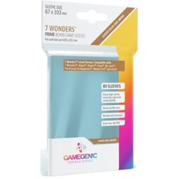 Sleeves Prime 7 Wonders 67x103mm (80 stuks)