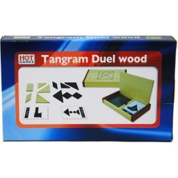 Tangram Dubbel in Houten Kist