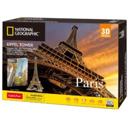 3D Puzzel - Eiffel Tower (80 stukjes)