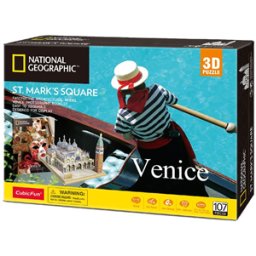 3D Puzzel - St. Marco Venetie (107 stukjes)