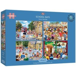 School Days Puzzels (4 x 500 stukjes)