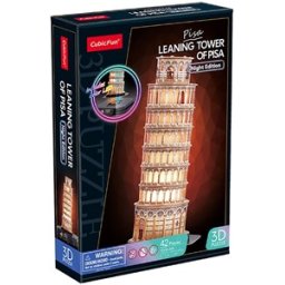 Pisa (Night Edition) - 3D Puzzel (42 stukjes)