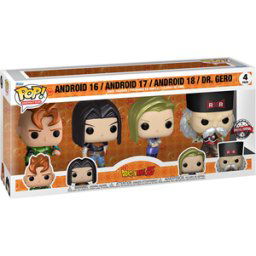 Funko Pop! - Dragon Ball Z Dr. Gero with Androids 4-Pack 'Special Edition'