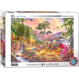 VW Bus - Camper`s Paradise Puzzel (1000 stukjes)