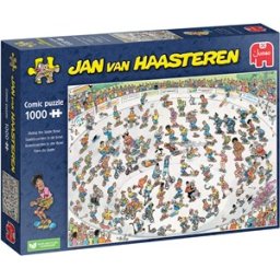 Jan van Haasteren - Skateboarden In De Bowl Puzzel (1000 Stukjes)