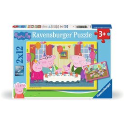 Peppa Pig Puzzel (2x 12 stukjes)