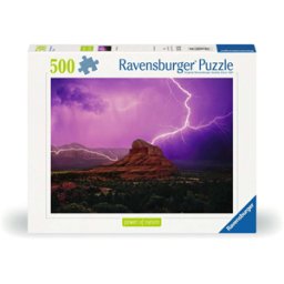 Roze Onweerssfeer Puzzel (500 stukjes)