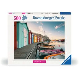 Boothuizen in Smögen, Zweden puzzel (500 stukjes)