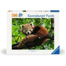 Schattige Rode Panda Puzzel (500 stukjes)