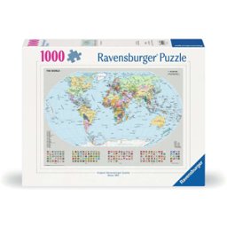 Staatkundige wereldkaart Puzzel (1000 stukjes)