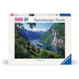 Noors Fjord Puzzel (1000 stukjes)