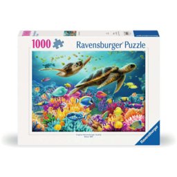 Blauwe Onderwaterwereld Puzzel (1000 stukjes)