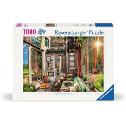 Tiny House in Redwood Forest Puzzel (1000 stukjes)