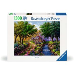 Cottage bij de Rivier Puzzel (1500 stukjes)