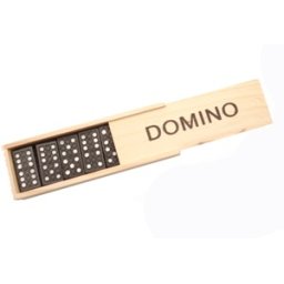 Domino Spel In Houten Kist
