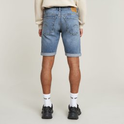 Mosa Denim Short - Midden blauw - Heren