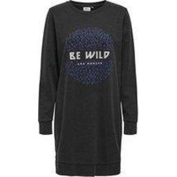 ONLY - maat M - ONLLUCINDA LIFE L/S WILD BOX Jurk SWTBlack