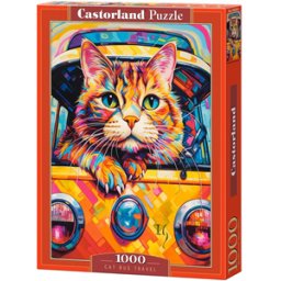 Cat Bus Travel Puzzel (1000 stukjes)