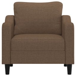vidaXL Fauteuil 60 cm stof bruin