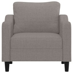 vidaXL Fauteuil 60 cm stof taupe