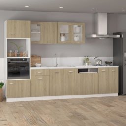 vidaXL Vaatwasserpaneel Lyon 59,5x3x67 cm sonoma eikenkleurig