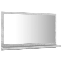 vidaXL Badkamerspiegel 60x10,5x37 cm spaanplaat betongrijs
