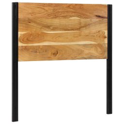 vidaXL Hoofdeinde 100 cm massief hout acaciahout en ijzer