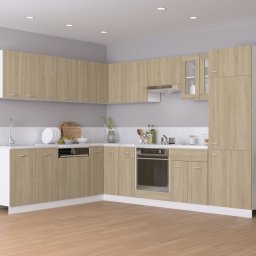 vidaXL Hoekonderkast Lyon 75,5x75,5x81,5 cm sonoma eikenkleurig