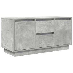 vidaXL Tv-meubel met LED-verlichting 100x41x50 cm betongrijs