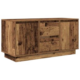 vidaXL Tv-meubel met LED-verlichting 100x41x50 cm oud houtkleurig
