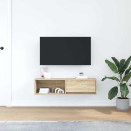 vidaXL Tv-meubel 100x31x25,5 cm bewerkt hout sonoma eikenkleurig