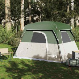 vidaXL Tent 4-persoons waterdicht groen