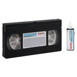 Hama Reinigingscassette VHS/S-VHS Audio accessoire Zwart
