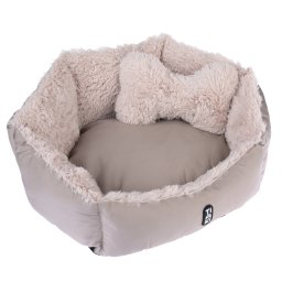 TIAKI knuffelmand Fluffy Bone 50 x 40 x 20 cm, voor honden