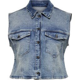 ONLY - Maat 48 - CARMAKOMA CARREX WAISTCOAT DNM Dames Blouse