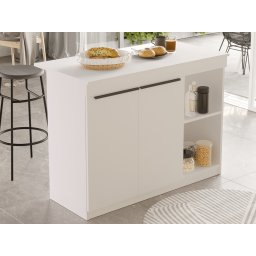 Keukeneiland ORTELLI 120 cm wit