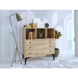 Commode NEVACHA 3 lades eik