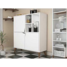 Commode PULSORA 3 deuren wit