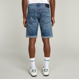 Mosa Denim Short - Midden blauw - Heren